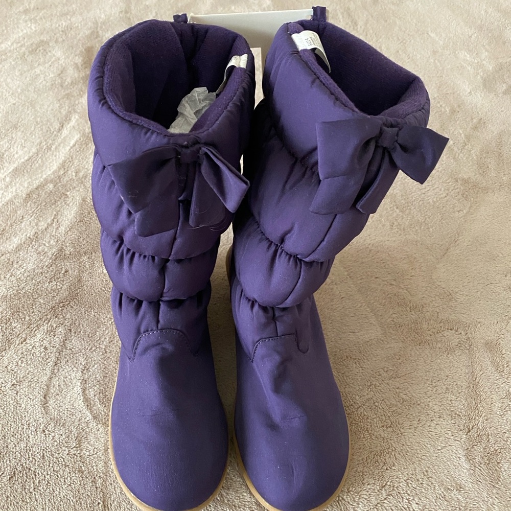 Crazy 8 Purple Kids Snow Boots
